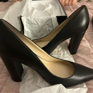 Marc Fisher Black Leather Heels